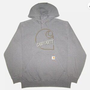 Carhartt Loose Fit Graphic Hoodie Sweatshirt Men's L